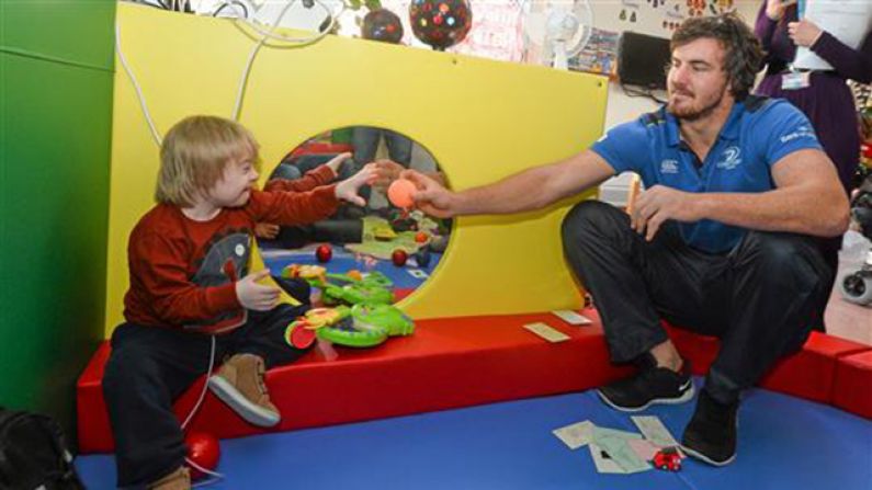 Pictures: Leinster Stars Pay A Visit To LauraLynn Children's Hospice