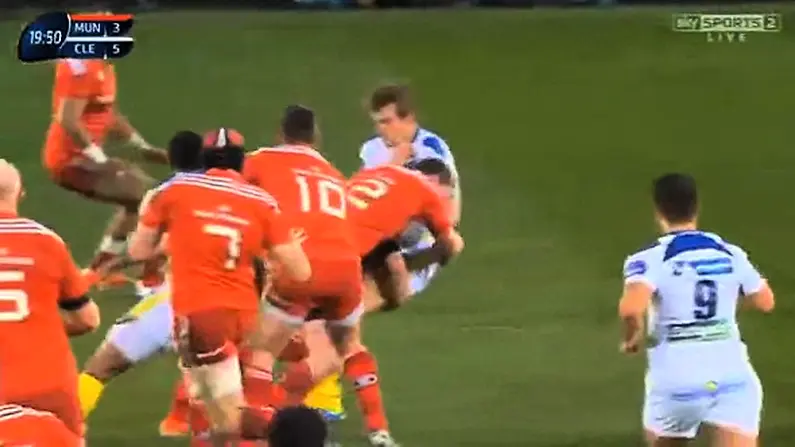 GIF: Pat Howard Endears Himself To Thomand Park With Huge Hit On Aurélien Rougerie