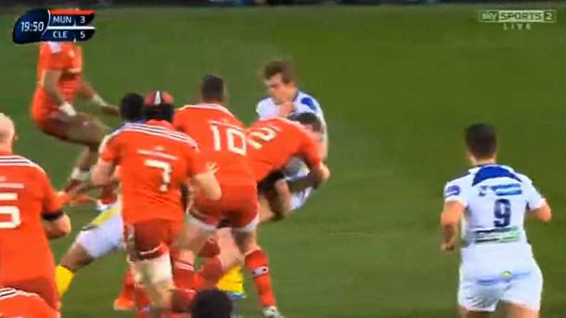 GIF: Pat Howard Endears Himself To Thomand Park With Huge Hit On Aurélien Rougerie