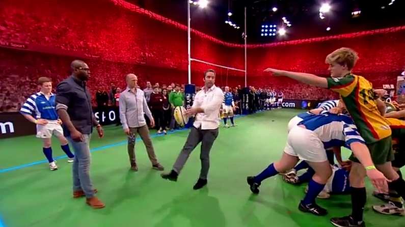 Video: Tomás O'Leary Gives A Rugby Tonight Masterclass In Box Kicking