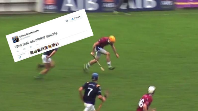 Video: A Supremely Deft Piece Of Hurling Improvisation From The Waterford U21 Championship