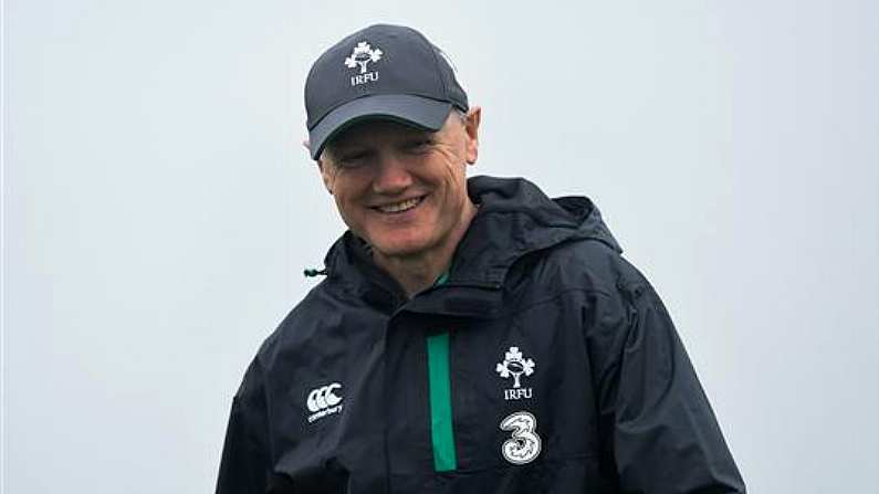 Just When You Thought Joe Schmidt Couldn't Go Higher In Your Estimation