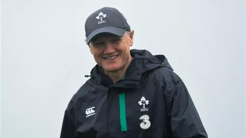 Just When You Thought Joe Schmidt Couldn't Go Higher In Your Estimation
