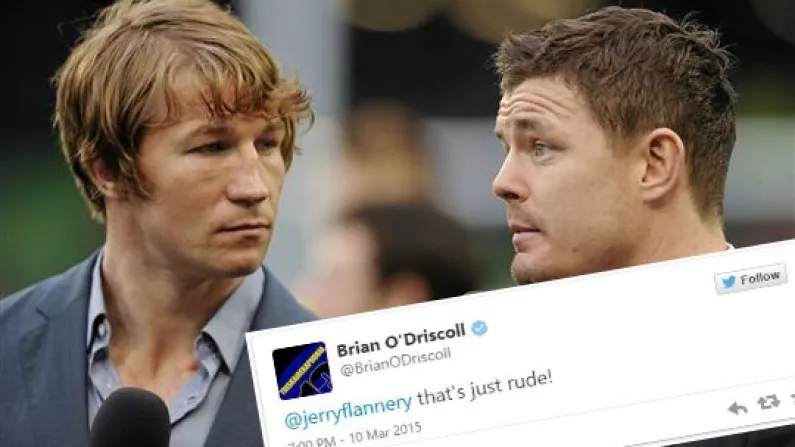 Jerry Flannery Reveals PRO12 Side Has Complete Disregard For Brian O'Driscoll's Beliefs