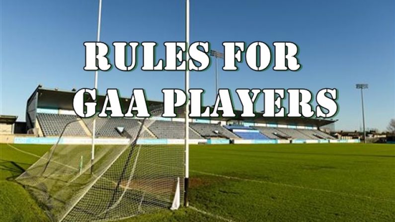 The Patented Balls.ie GAA Player Code Of Conduct