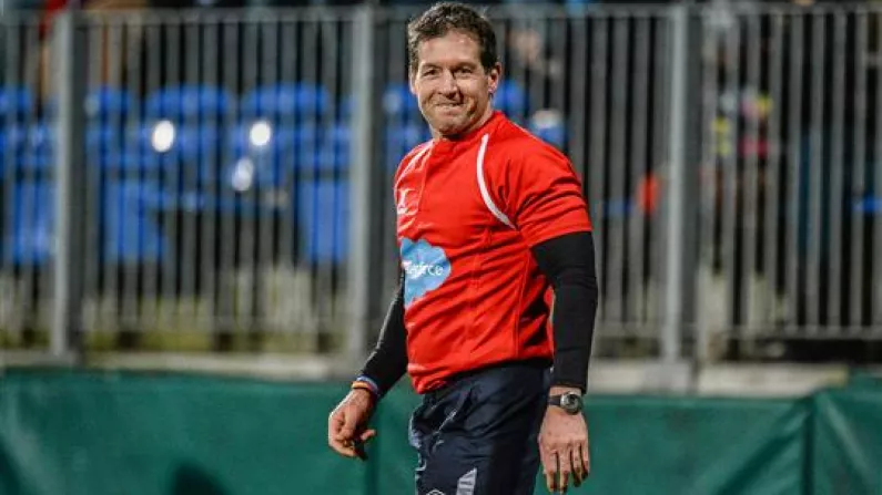 GIF: Former Referee Alain Rolland Scored A Sneaky Try For Ireland On Saturday
