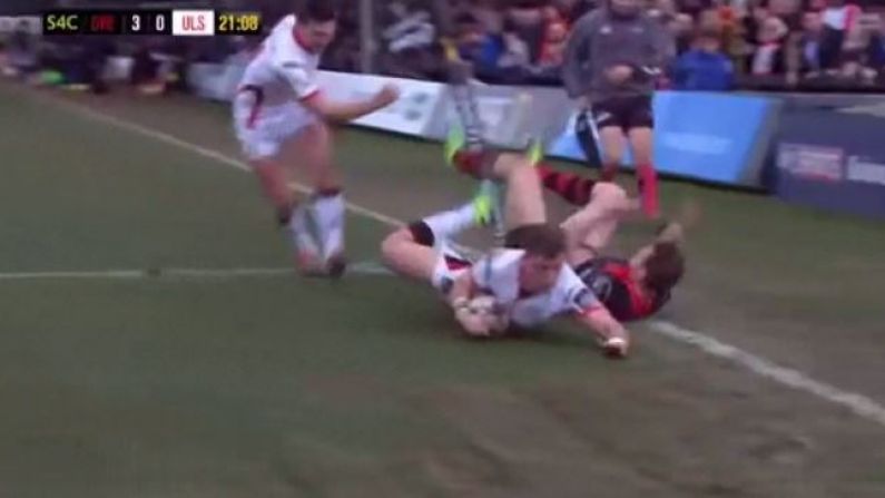 GIF: Wonderful Rory Scholes Break Leads To Craig Gilroy Try For Ulster