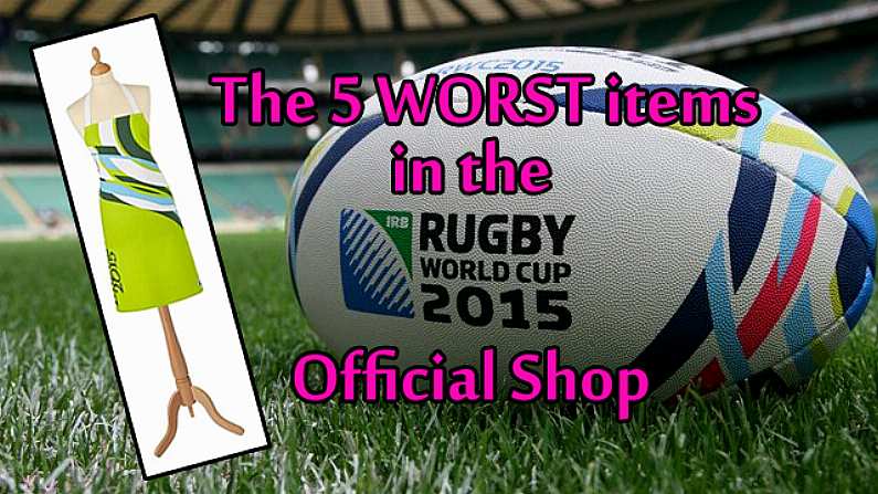 Power Ranking The 5 WORST Items You Can Buy From The Rugby World Cup Official Shop