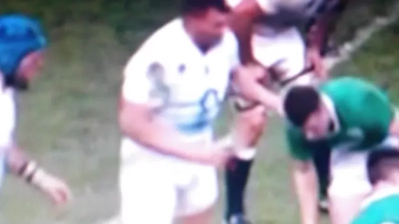 Vine: Injured Robbie Henshaw Shoved At The Breakdown - It Could Only Be Dylan Hartley