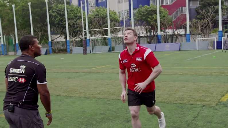 Video: Brian O'Driscoll Executes Awesome Trick Against Sevens Legend