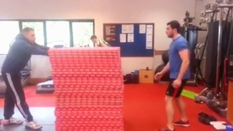 This Irish Fitness Coach's Standing Jump Is Outstanding