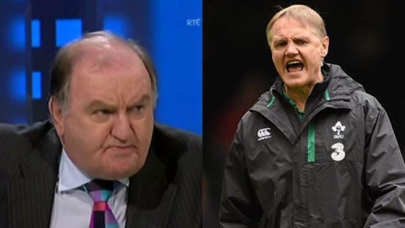 Joe Schmidt Has Been Throwing Some Thinly Veiled Digs At George Hook