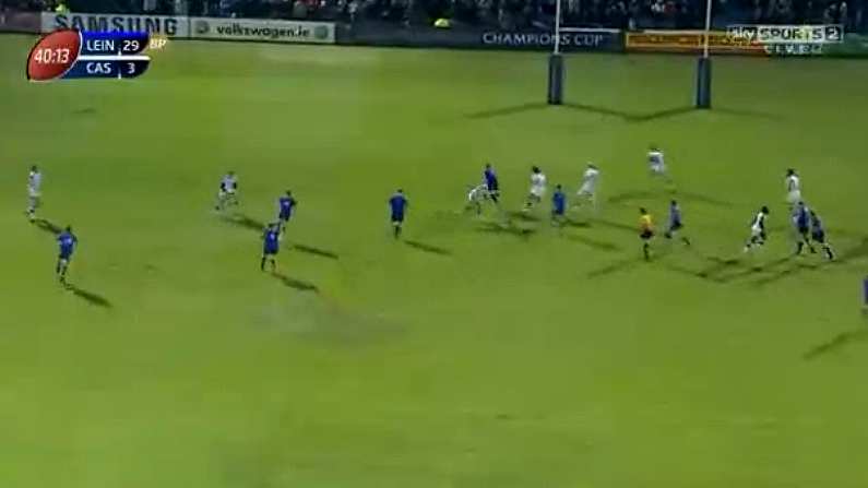 GIF: Sean Cronin Secures Bonus Point For Leinster Before Half-Time