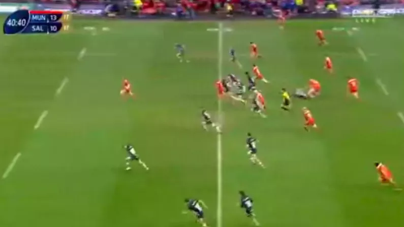 GIF: Keith Earls At His Electric Best Puts Munster In Control Against Sale