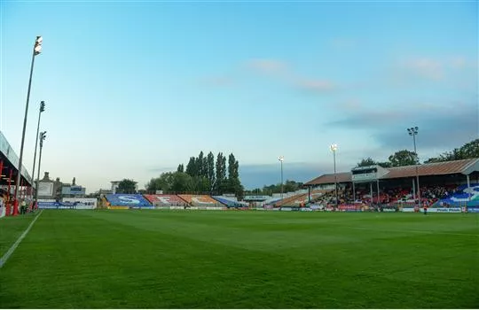 A general view of Lissywollen Stadium. Men's U17 European Championship Qualifier, Republic of Ireland v Greece, Lissywollen Stadium, Athlone, Co. Westmeath. Picture credit; Paul Mohan / SPORTSFILE