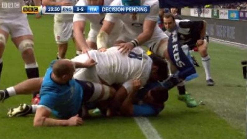 GIF: All The Tries In The England V Italy Recap