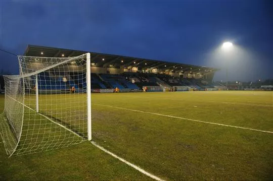 A general view of Lissywollen Stadium. Men's U17 European Championship Qualifier, Republic of Ireland v Greece, Lissywollen Stadium, Athlone, Co. Westmeath. Picture credit; Paul Mohan / SPORTSFILE