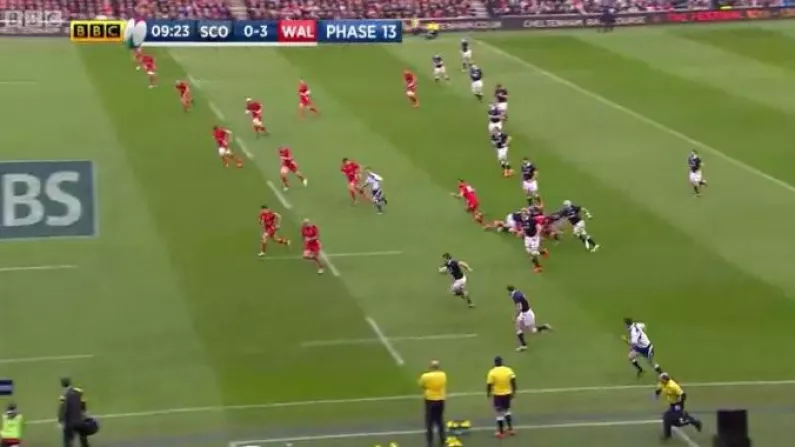 Video: Stuart Hogg Burns The Welsh Defence To Score Superb Try