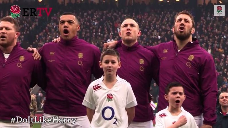 A Six-Year-Old England Mascot Put In A Legendary National Anthem Performance On Saturday