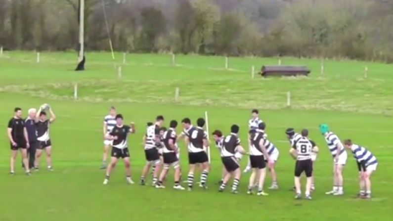 Video: Irish Schools Team Set Up Great Try With Some Curious Lineout Dance Moves