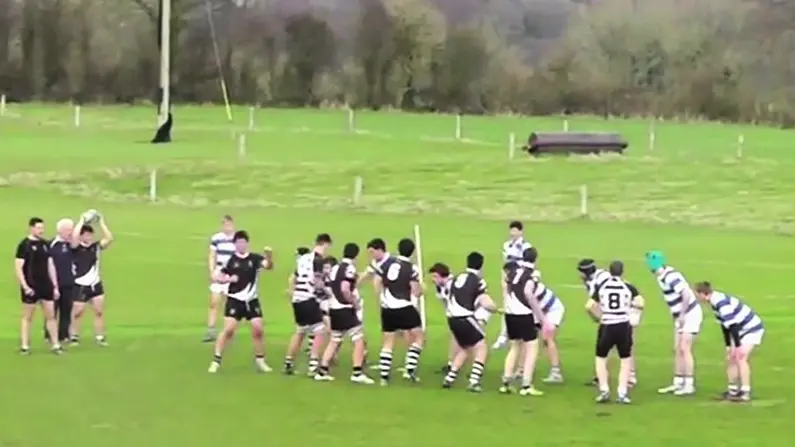 Video: Irish Schools Team Set Up Great Try With Some Curious Lineout Dance Moves