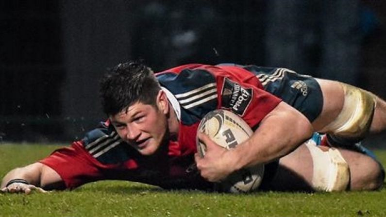 GIF: Jack O'Donoghue Try Gives Munster The Lead Over Glasgow