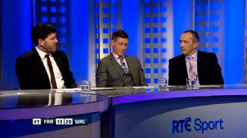 Video: Ronan O'Gara Giggles Like A Schoolgirl At RTE Texts