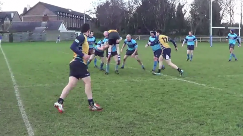 Video: Irish Rugby Player Goes Full George North With Herculean Show Of Strength