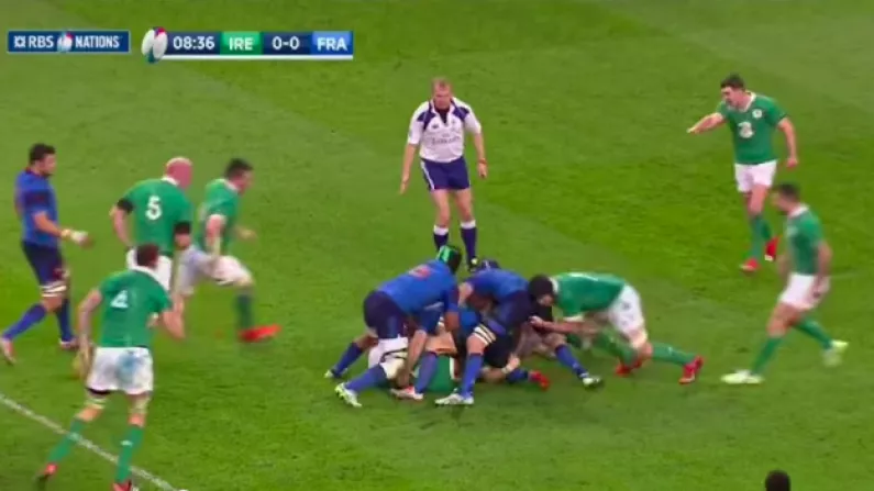 Video: Sean O'Brien's Monstrous Clear Out Makes It Into The Six Nations Plays Of The Week