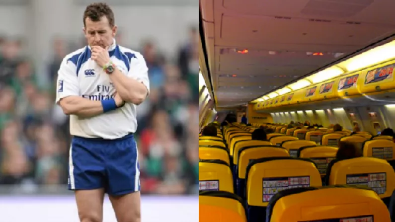 Nigel Owens Engages In An Old Irish Tradition - Getting Angry With Ryanair