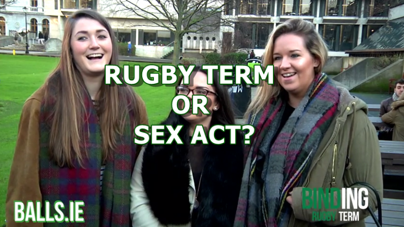 Rugby Term Or Sex Act? The World's Toughest Game