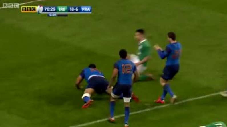 GIF: France Try Makes For Tense Last Ten Minutes