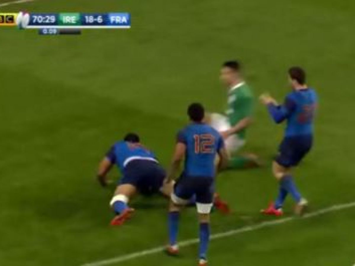 GIF: France Try Makes For Tense Last Ten Minutes | Balls.ie