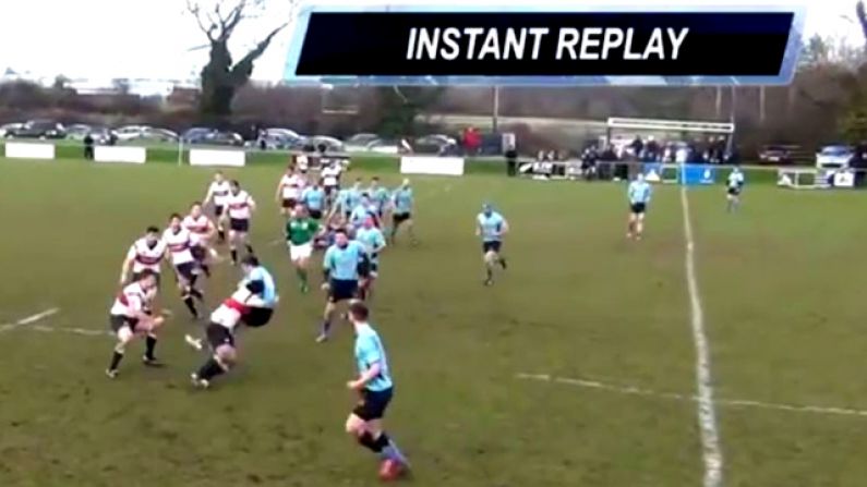 Video: Monster Hit Leads To Fantastic Irish Club Try