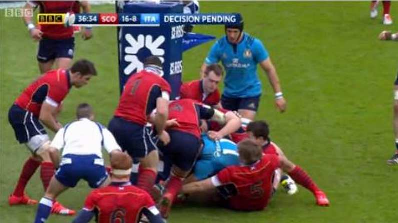 You Decide! Was This A Try For Italy?