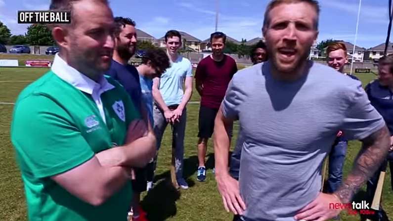 VIDEO: The Off The Ball Team Attempted The Crossbar Challenge - One Hero Stood Up