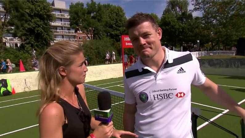 Video: Brian O'Driscoll Displays His Many Talents At Wimbledon