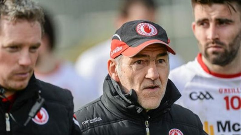 Tyrone May Have To Play Their Kerry Showdown Without Mickey Harte