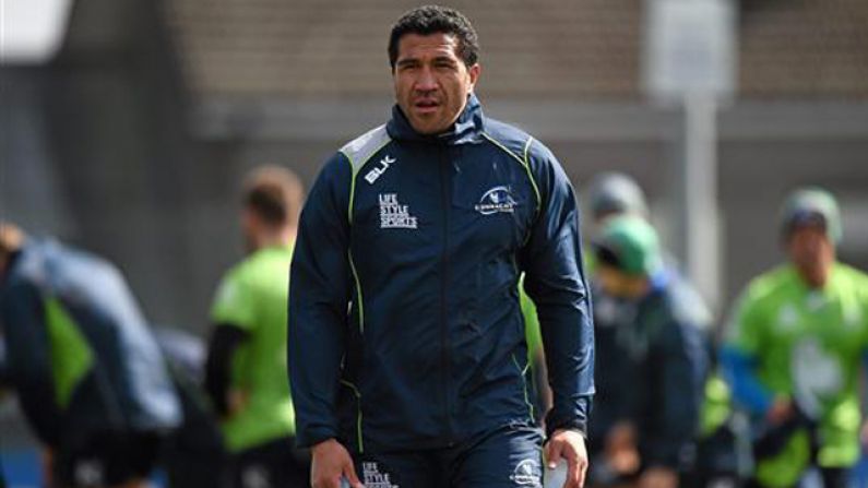 Connacht Rugby Release Official Statement On Mils Muliaina Situation