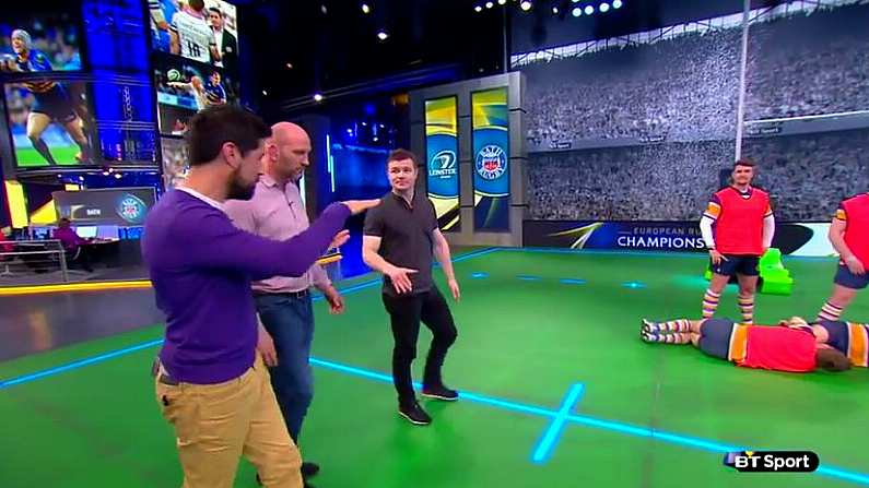 Brian O'Driscoll And Lawrence Dallaglio Breakdown That Controversial Leinster/Bath Penalty