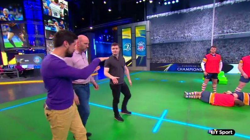 Brian O'Driscoll And Lawrence Dallaglio Breakdown That Controversial Leinster/Bath Penalty