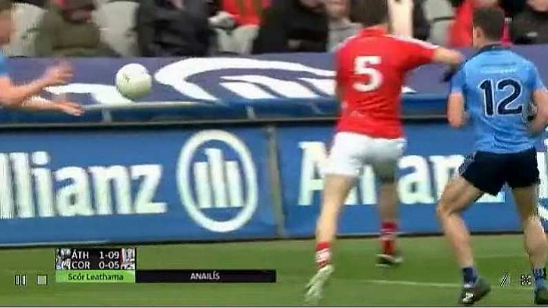 GIF: Cork's Jamie O'Sullivan Got Away With A Nasty Elbow On Dublin's Diarmuid Connolly