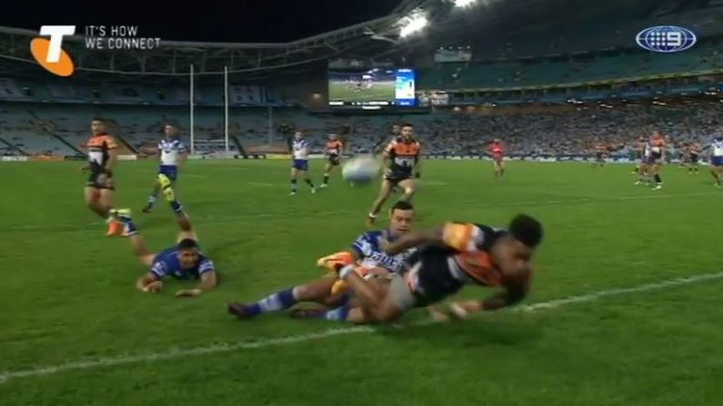 This Physics Defying Rugby League Assist Is The Best Feat Of Athleticism You'll See Today