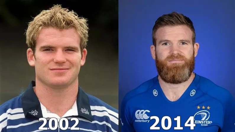 A GIF Documenting The 16 Year Evolution Of Gordon D'Arcy's Head