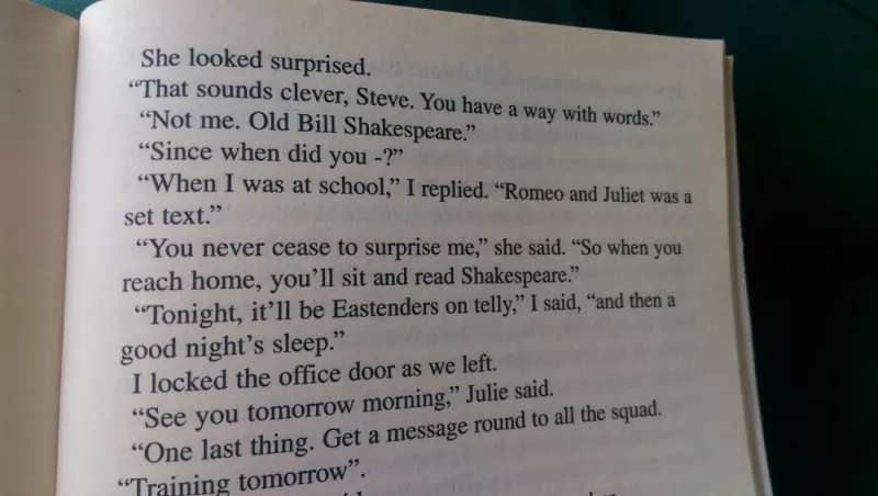 Steve Bruce book novel - 6 old bill shakespeare