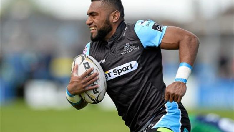 Glasgow's Niko Matawalu Enrages Ulster With Cynical Dive During Tonight's Game