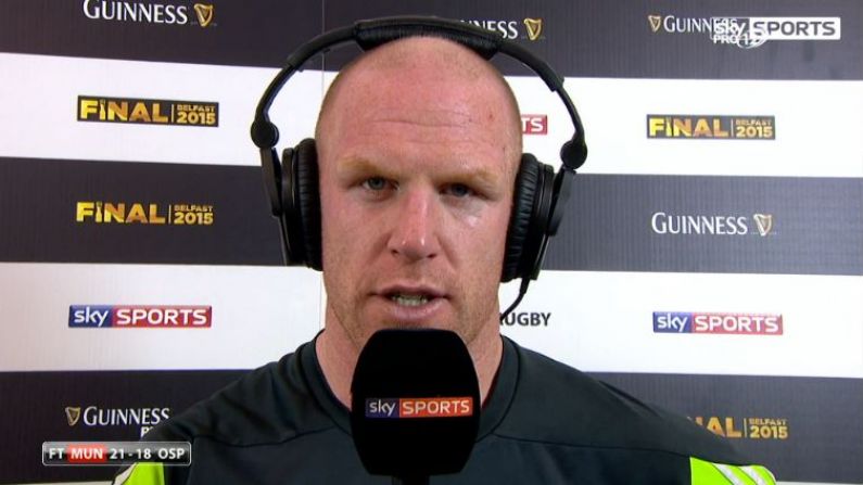 Video: Paul O'Connell Admits To Sky Sports What Everyone Had Suspected