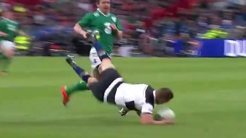 Video: Zane Kirchner Scores Superb Solo Try For The Barbarians Against Ireland