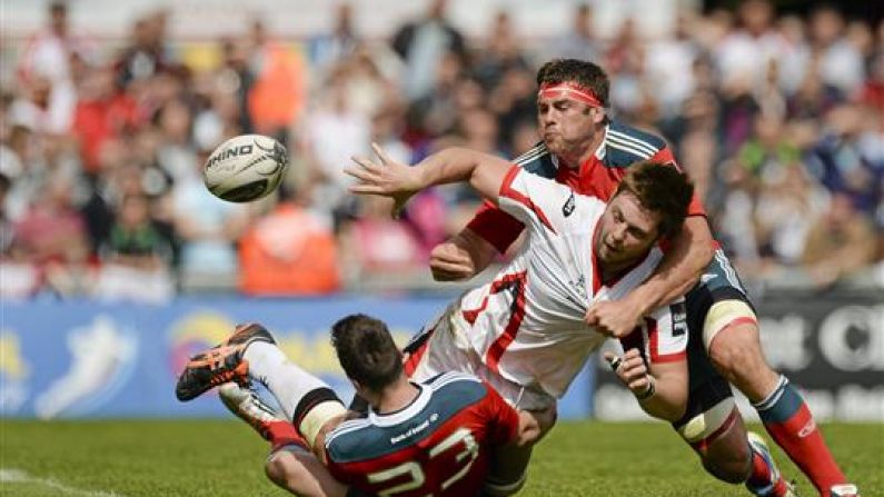 Video: Iain Henderson's Sumptuous Offload Gifts Tommy Bowe A Try