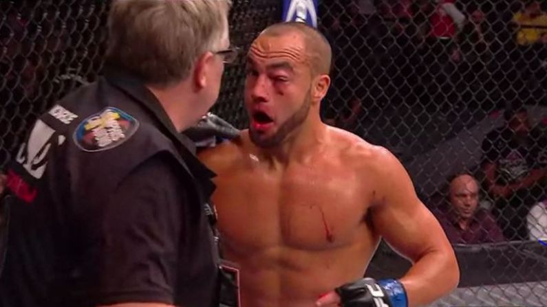 Video: One UFC Fighter Instantly Regretted Blowing His Nose On Saturday Night